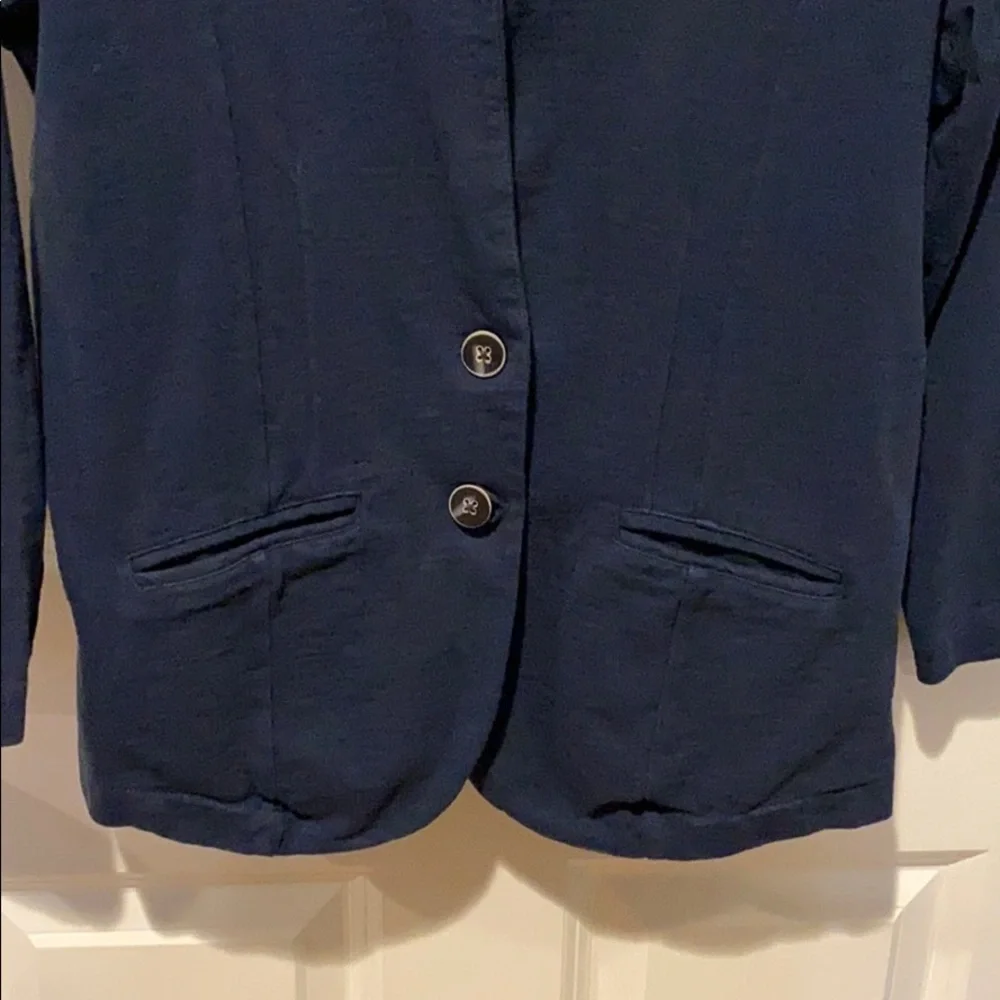 Lucky Brand Navy Casual Blazer EUC
